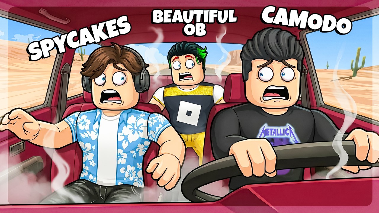 Three Friends Lose Their MINDS in A Desrt?! (Roblox)