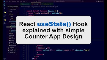 Learn useState() React Hook with simple counter app for beginners #reactjs #reacthooks #code #learn