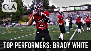 Http://collegelevelathletes.com - brady white highlights (arizona
state qb commit) hart hs. watch asu quarterback commit throw 6
touchdown passes vs corona s...