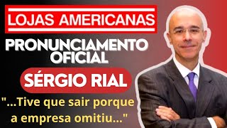  STATEMENT - Sérgio Rial - R$20 Billion Shortfall - Lojas Americanas (AMER3)