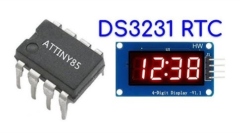 ATtiny85 - DS3231 Real-Time Clock