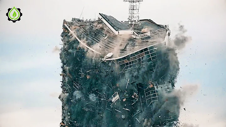 Extreme Fastest Building Demolition Compilation | Amazing Dangerous Crane Operator Skills #15