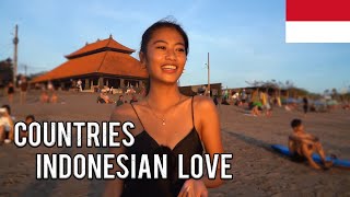 Which Country do Indonesian Love the most ?