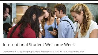International Student Welcome Week