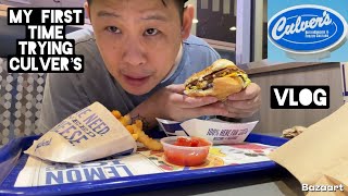 My First Time Trying Culver's (vlog)
