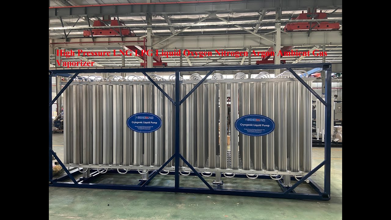 LNG Regasification Station Ambient Gas Vaporizer Liquid Oxygen Nitrogen Argon Gasifier Vaporizer