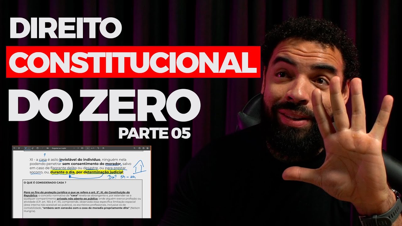 Direito Constitucional do Zero 2025 - Aula 5 Completa | Básico ao Avançado para Concursos