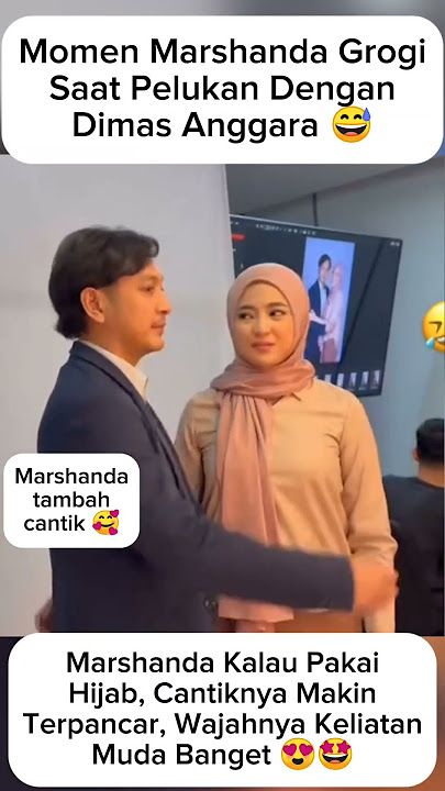 Marshanda Grogi Saat Pelukan Dengan Dimas Anggara 😅#marshanda #dimasanggara #shortvideo