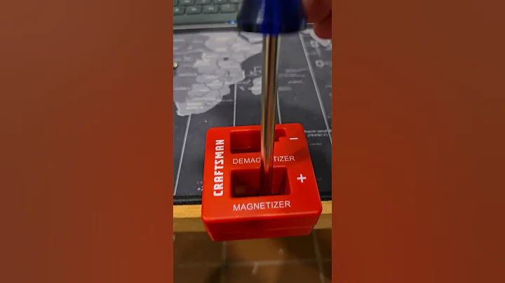 Magnetize your screwdrivers