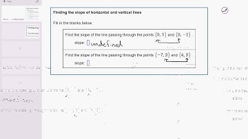 09 03 Finding the slope of horizontal and vertical lines