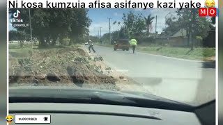 MWAISA WA BAJAJI KAWAZIBUA MATRAFFIC || CHEKA NA MWAISA