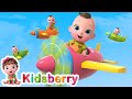 10 little airplanes  more nursery rhymes  baby song  kidsberry