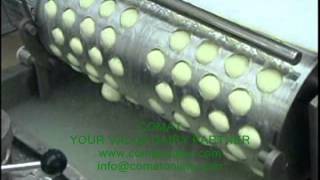 Pizza cheese and mozzarella processing machine and lines