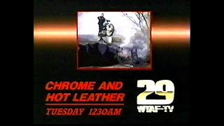 WTAF 29, Late Night Biker Movies Promo, 1985