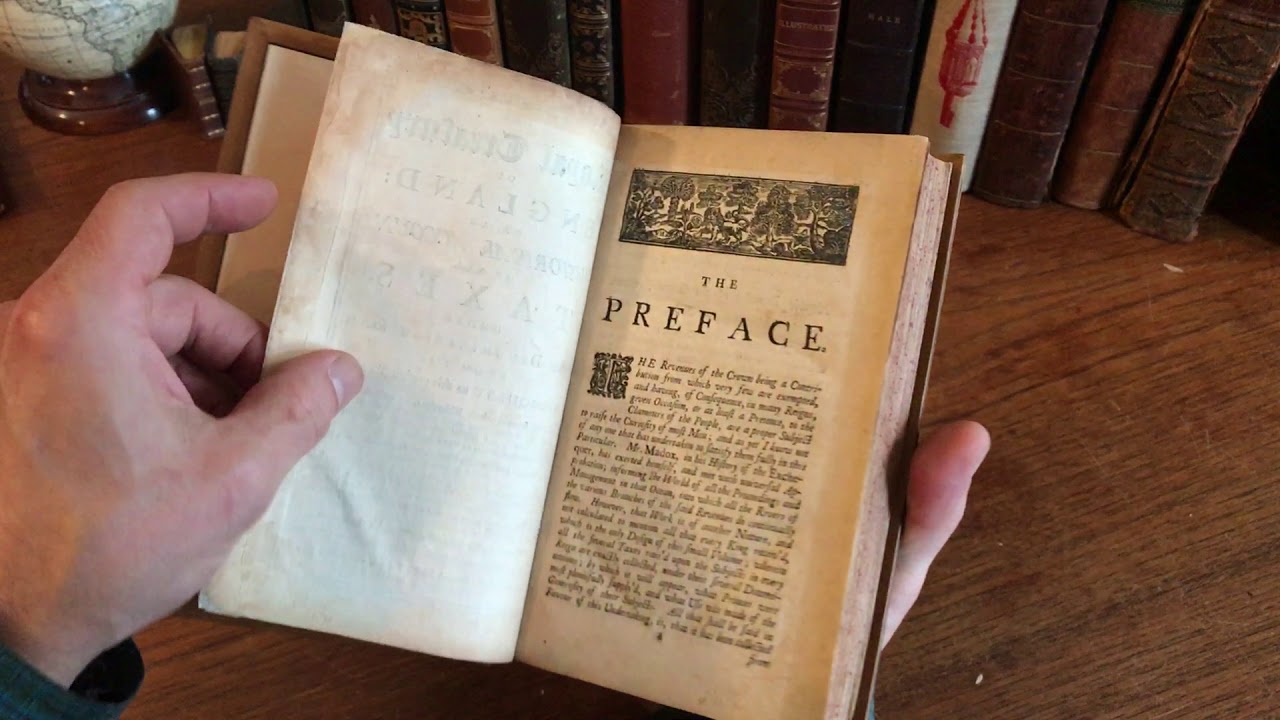 Taxation History 1725 Royal Treasury England John Stevens old rare book YouTube