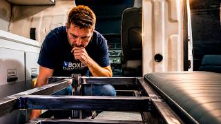 THE BED FRAME IS ACTING UP? 😰 | Building the Motorhome