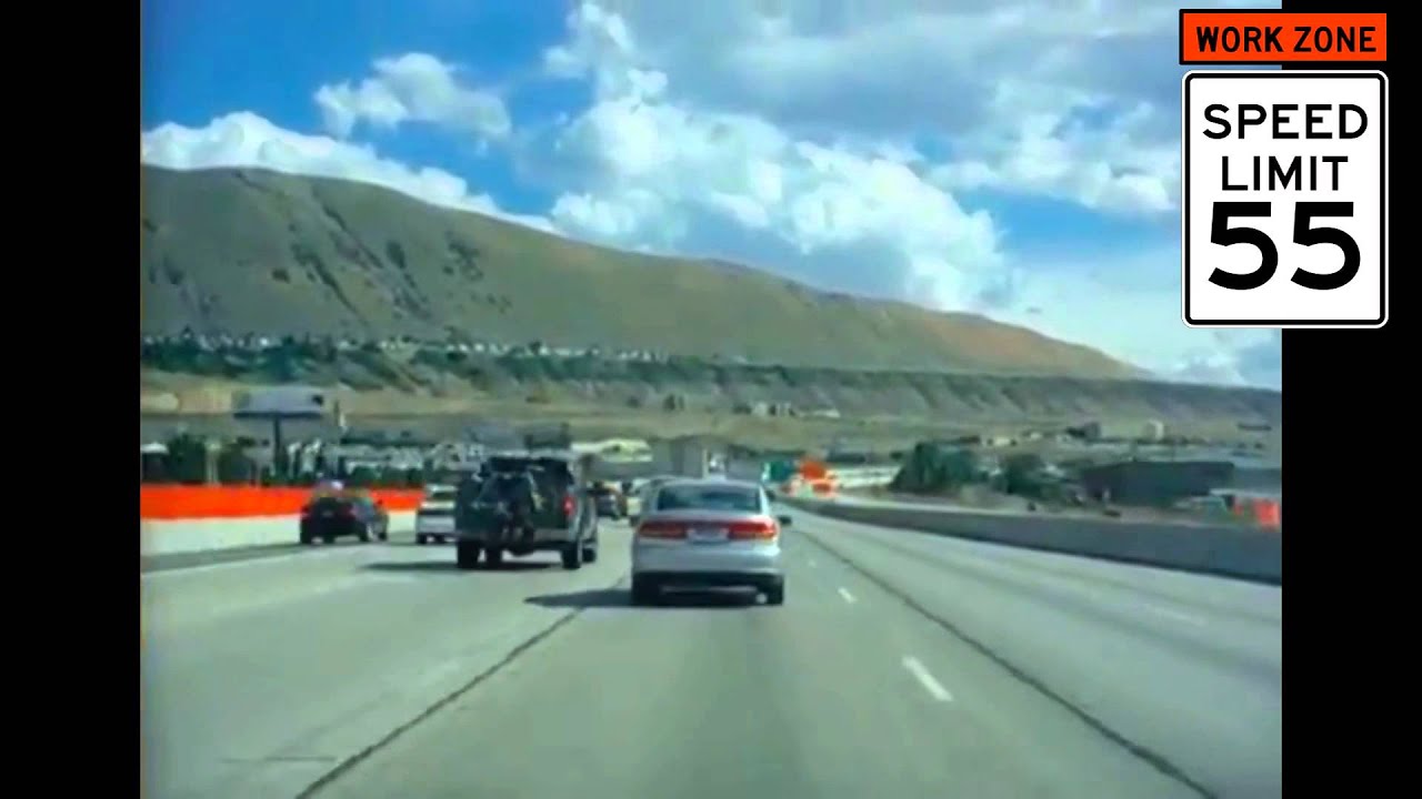 I15/I80 from Salt Lake City to Spanish Fork, UT *Remake* YouTube