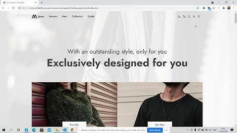 Free Ecommerce Template Made with Html Bootstrap 5 And JavaScript