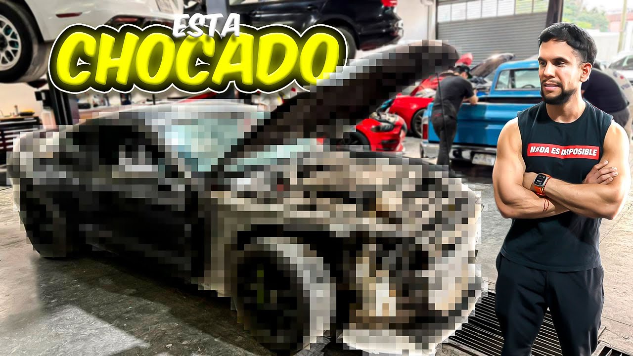 COMPRE UN MUSTANG CHOCADO PARA HACERLO TWIN TURBO Y CORRER CON MANUEL RIVERA || ALFREDO VALENZUELA