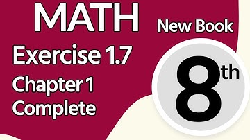 Class 8 Math Chapter 1 Exercise 1.7 -8 Class Maths Chapter 1 Exercise 1.7- Class 8 Math Exercise 1.7