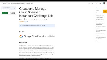 Qwiklabs | Create and Manage Cloud Spanner: Challenge Lab [GSP381]