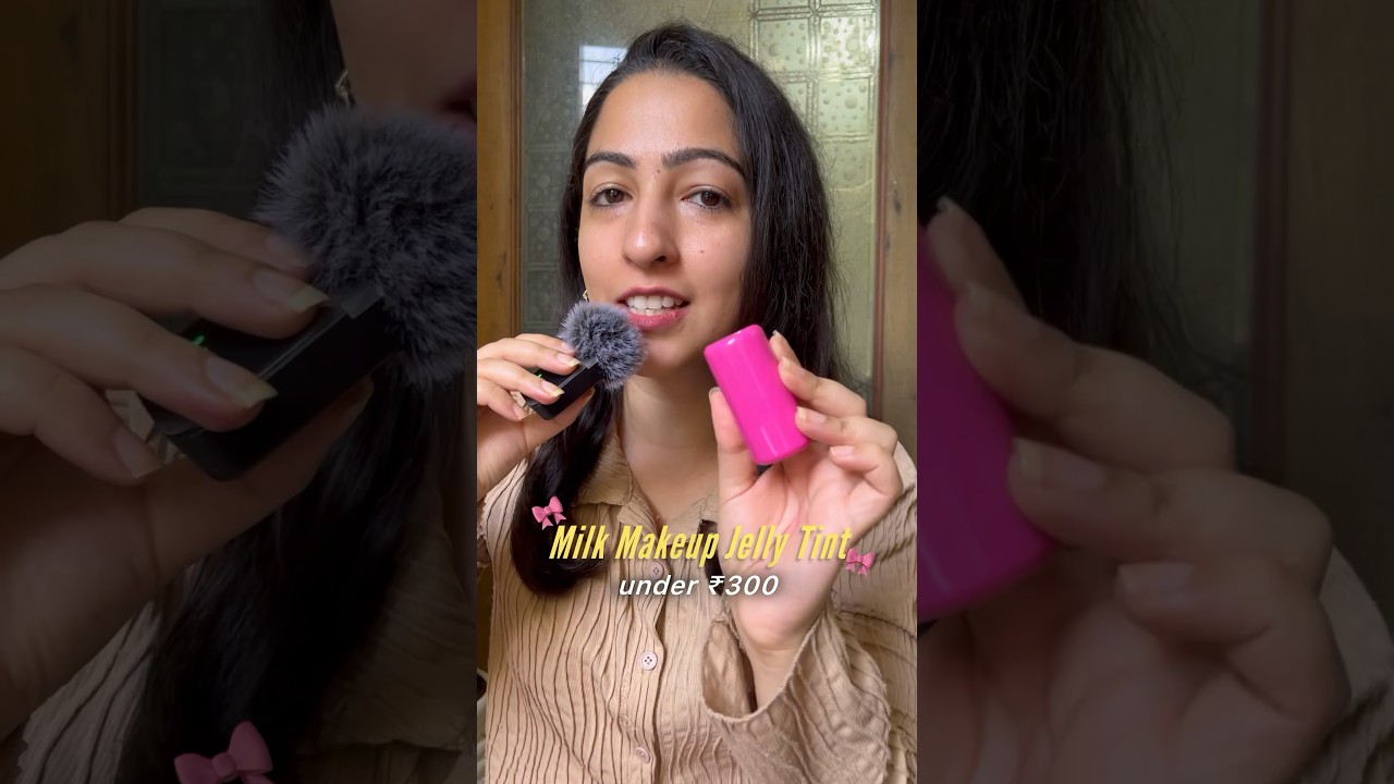 Random *Amazon* Finds Milk Makeup Jelly Tint Under ₹300 #shorts #milkmakeup #amazonfinds