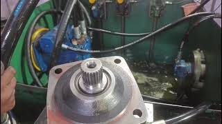 #rexroth a4vg hydraulic pump testing one side #hydraulic #machine #hydraulicequipment #pump #
