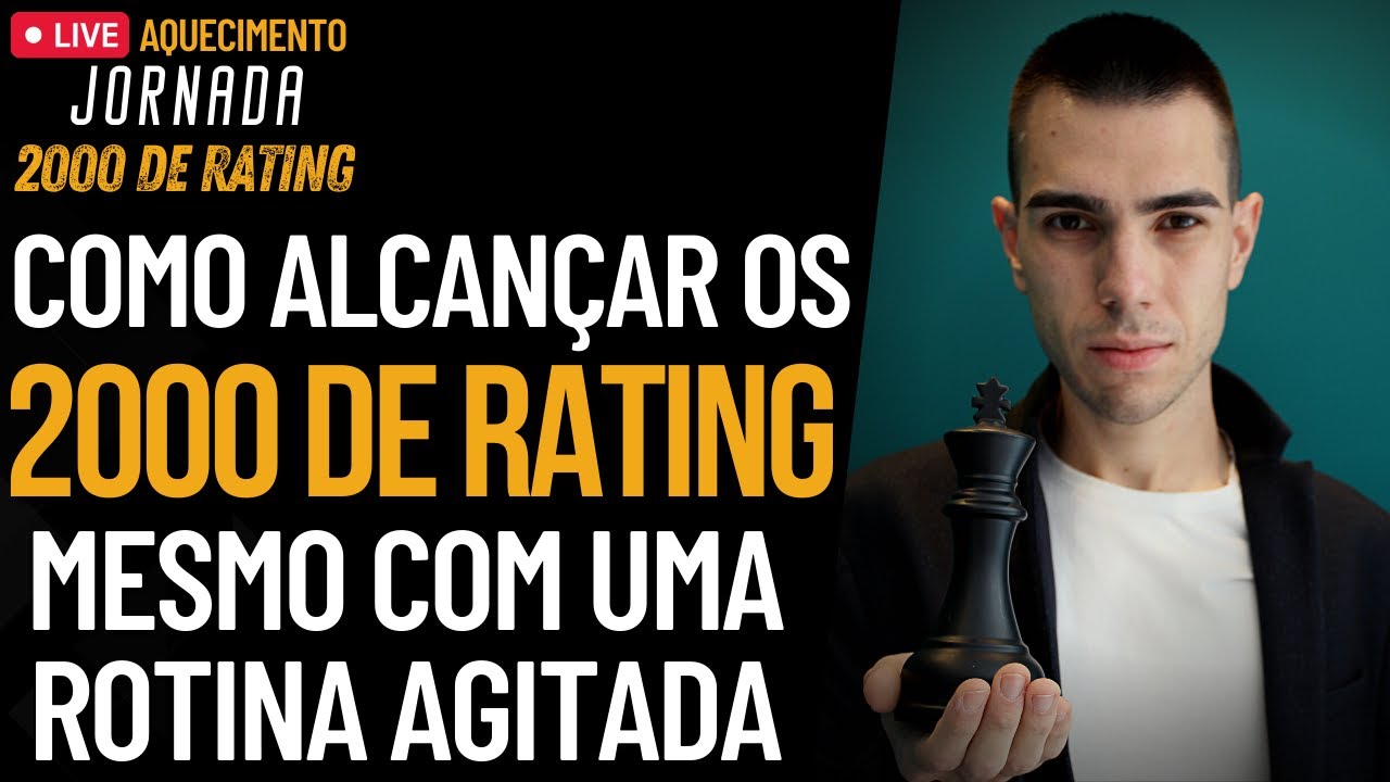 Ele alcançou os 2000 de rating treinando 1h por dia [Aquecimento Jornada  2000 de Rating] 