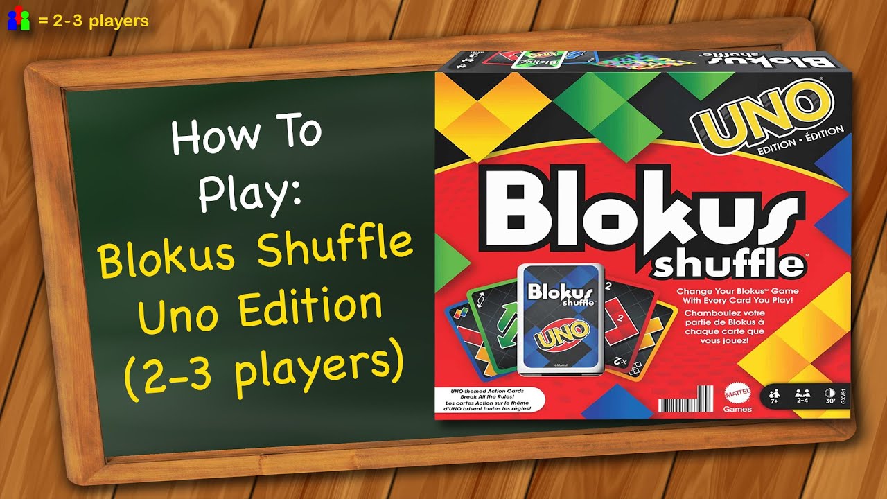 How to play Blokus Shuffle Uno Edition | 2-3 players - YouTube