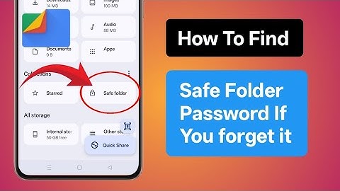 Google Files Safe Folder Forgot Password | Recover or Reset Safe Folder Password