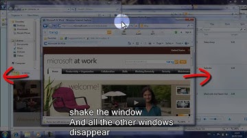 Quick tip-How to use Aero Shake on windows 7