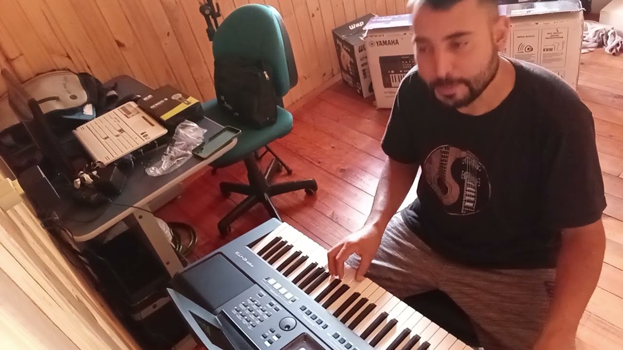 PSR E 473  - Ritmos Yamaha - Como num filme - Indústria Musical. 