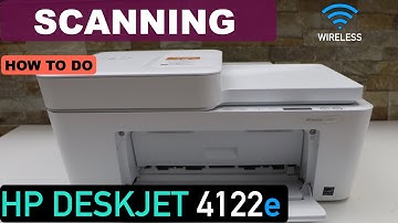 HP DeskJet 4122e Scanning.