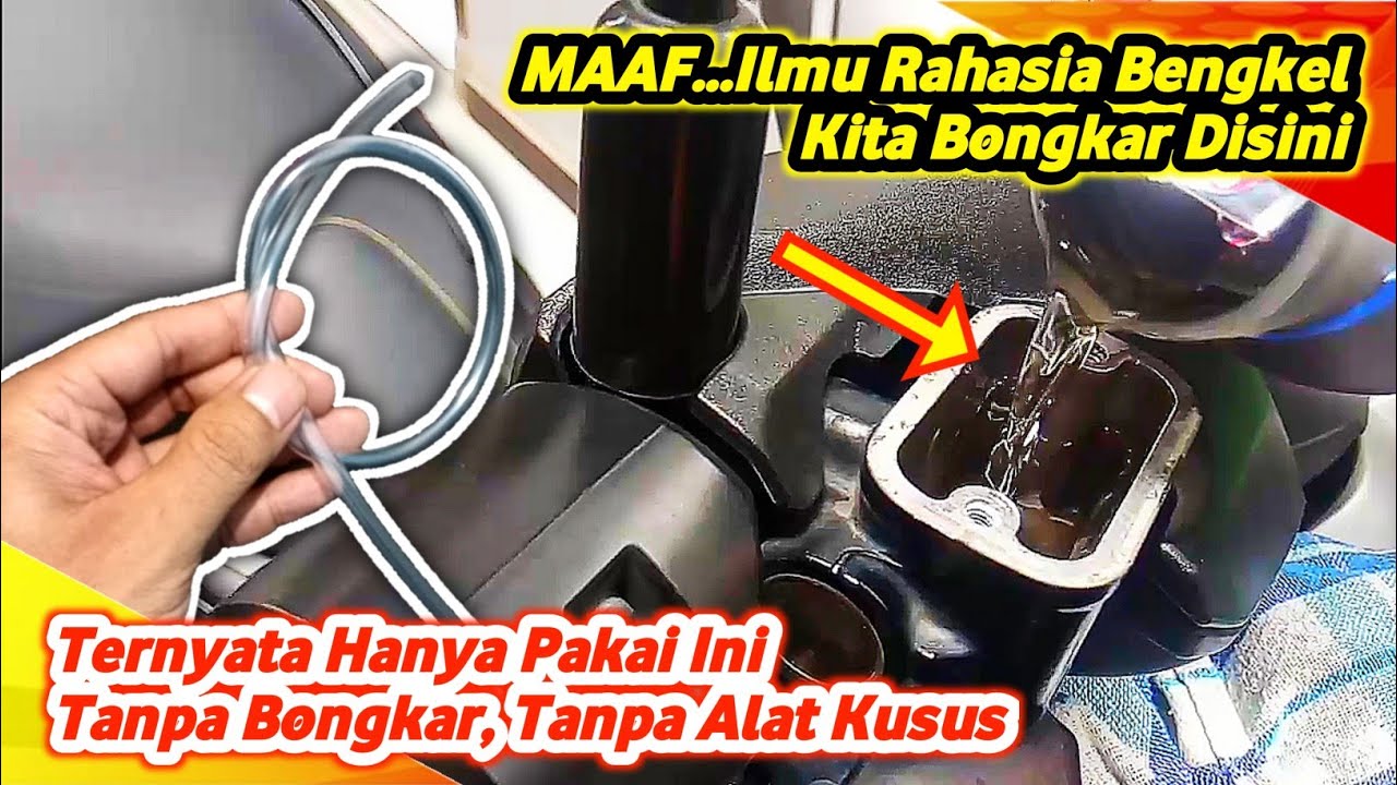 Ganti minyak rem motor nmax, caranya mudah tanpa bongkar anti gagal , anti masuk angin