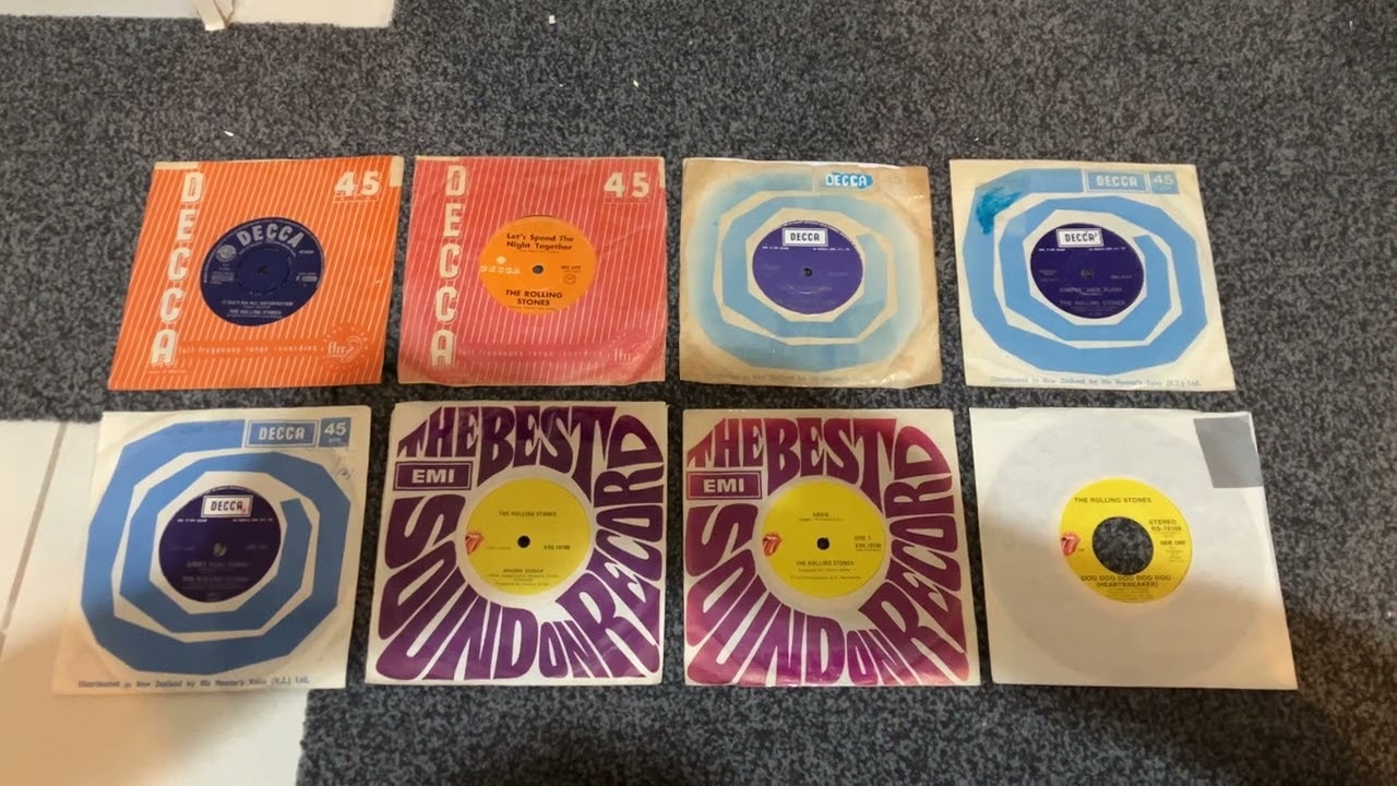 The Rolling Stones “UK Band” - 45rpm Vinyl Singles Collection