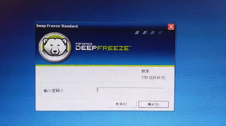 Hướng dẫn cài deep freeze standard 8