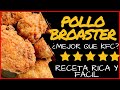 ✔️COMO HACER un POLLO BROASTER🍗😋 [ FACIL y RAPIDO ]  👉CASERO👈