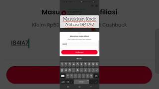 Peluang Cuan, Cara Masukkan Kode Afiliasi Mova #Mova #movacashback #movaindonesia #belanjahemat