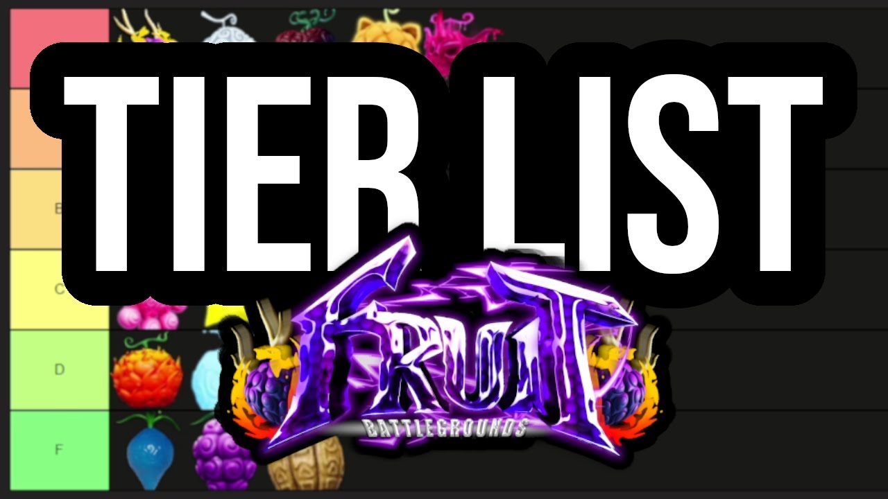 Fruit Battlegrounds Tier List 2024 (New Update) - Zathong