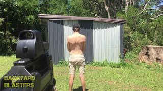 Gel ball gun body test
