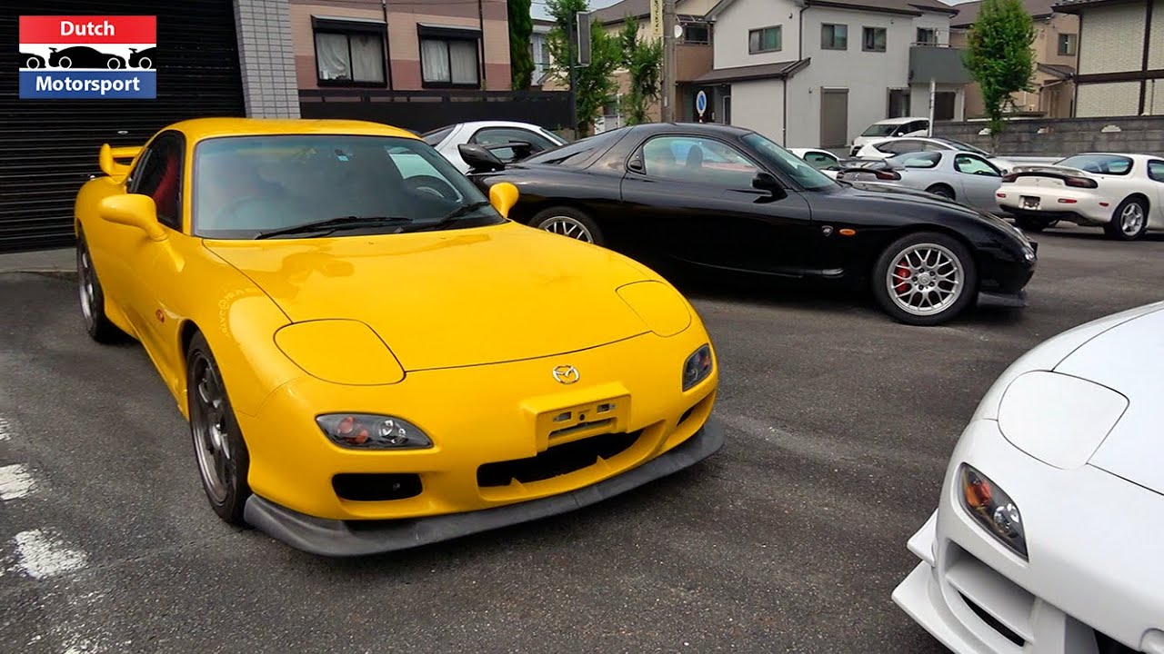 Mazda RX-7's as far as the Eye can see ! - YouTube