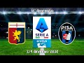 Genoa - Pisa | 18° giornata Serie A EniLive 25/26 | Simulazione su EA FC 26