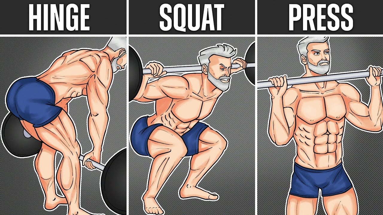 The ONLY 6 Barbell Exercises You Need (men over 40)