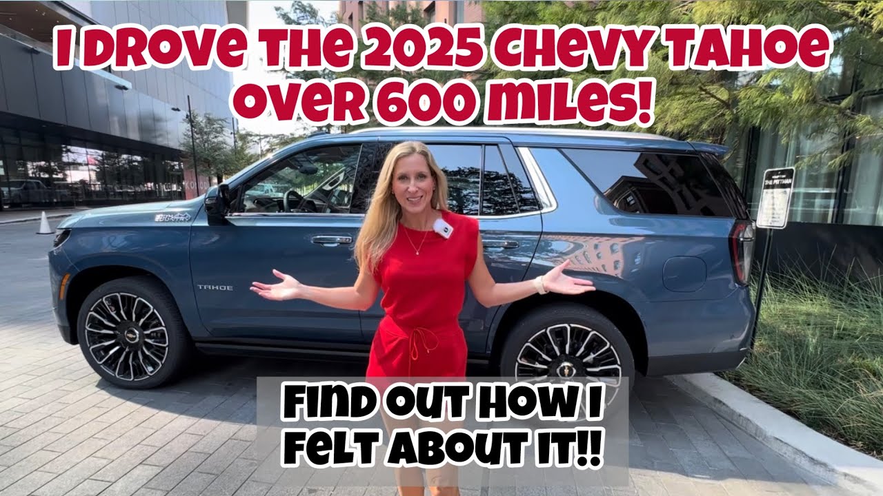 DRIVING the 2025 Chevy Tahoe High Country. With the 6.2L V8 engine and Super Cruise.