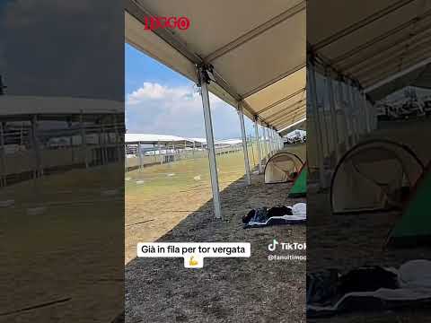 Video Ultimo a Tor Vergata il 4 luglio: fan già accampati in tenda per il concerto evento