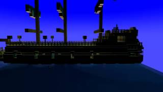 Minecraft animation: squid attack