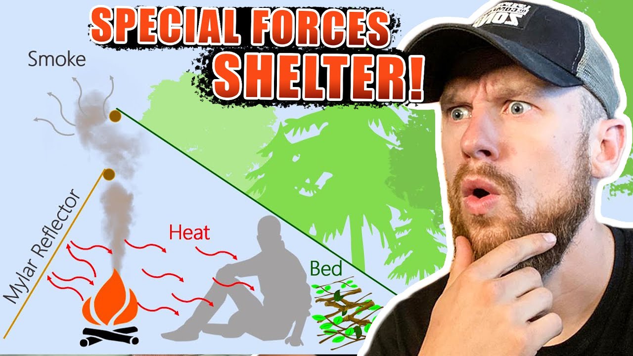 Stealth Camping - Wir bauen ein unsichtbares Shelter im Wald | Bushcraft Survival