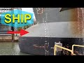 Ship squeezes into lock  mv kaministiqua