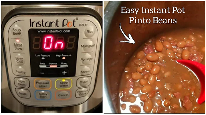 Instant Pot Pinto Beans with Smoked Meat! Quick, No Soaking! 25 to 30 Minutes Tops!