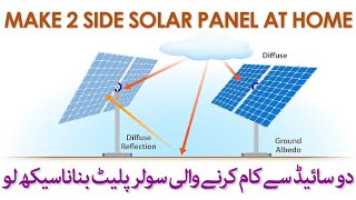 DIY | How to Make | Solar Panel | Bifacial Solar Panel | Free Energy | First time in Pakistan